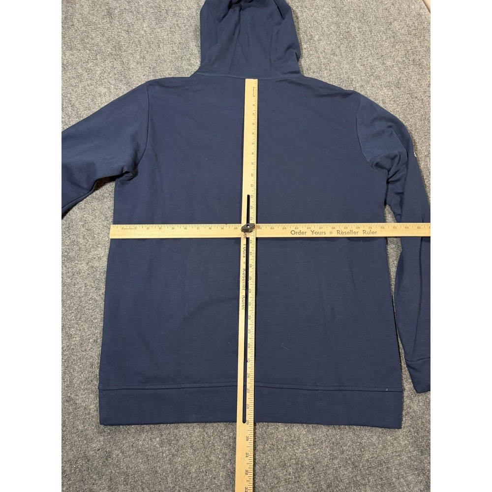 Randers FC Hoodie Mens Large Blue Soccer Adidas Fleece Sweatshirt Pullover - Picture 4 of 7